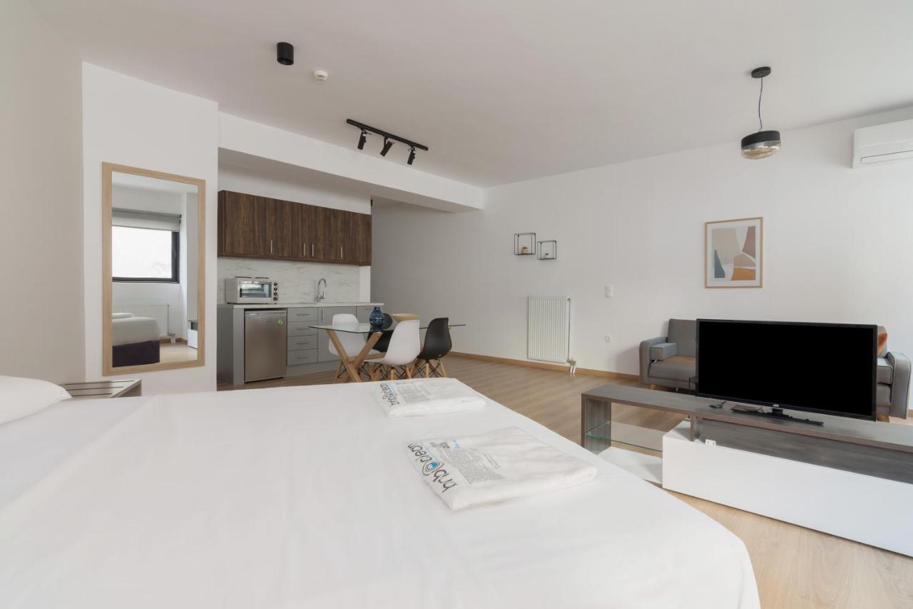 Leochares Lifestyle Apartments - Self Check-In アテネ エクステリア 写真